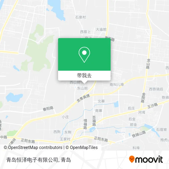 青岛恒泽电子有限公司地图