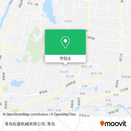 青岛松森机械有限公司地图