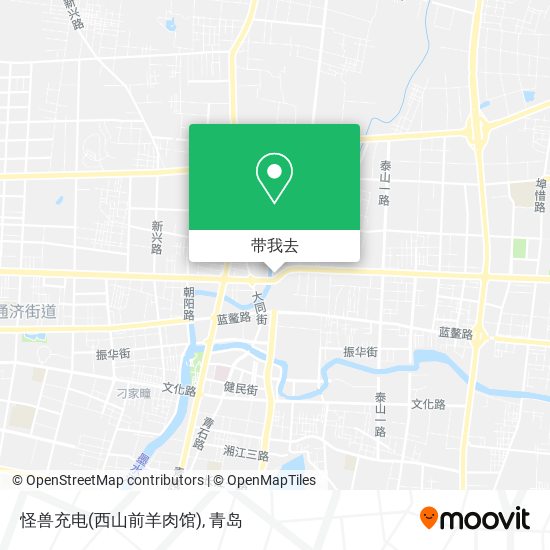 怪兽充电(西山前羊肉馆)地图