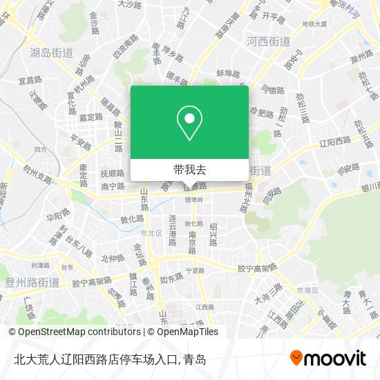 北大荒人辽阳西路店停车场入口地图