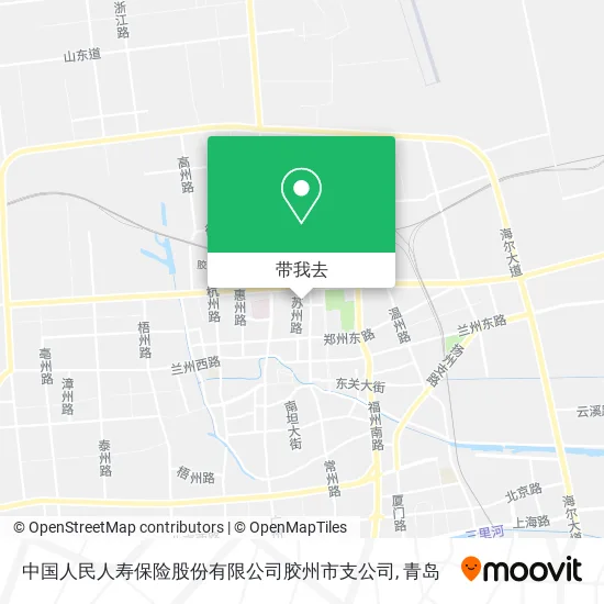 中国人民人寿保险股份有限公司胶州市支公司地图