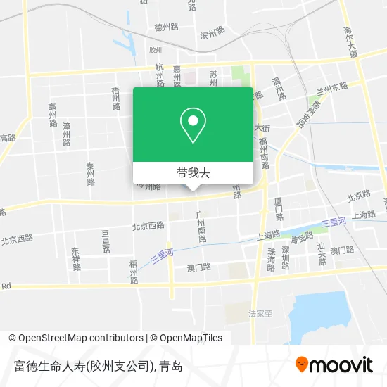 富德生命人寿(胶州支公司)地图