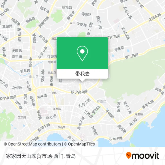 家家园天山农贸市场-西门地图