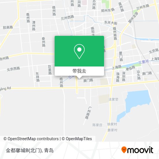 金都馨城B(北门)地图