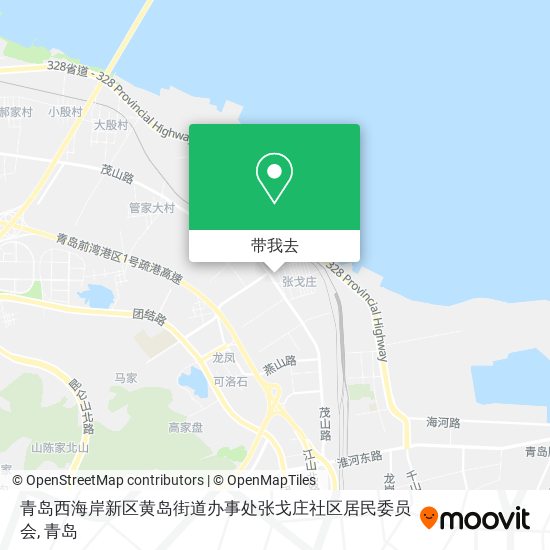 青岛西海岸新区黄岛街道办事处张戈庄社区居民委员会地图