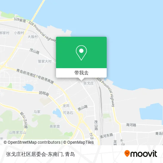 张戈庄社区居委会-东南门地图