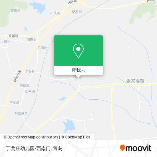 丁戈庄幼儿园-西南门地图