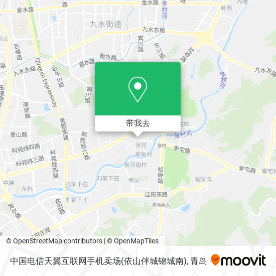 中国电信天翼互联网手机卖场(依山伴城锦城南)地图