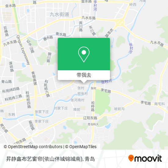 昇静鑫布艺窗帘(依山伴城锦城南)地图