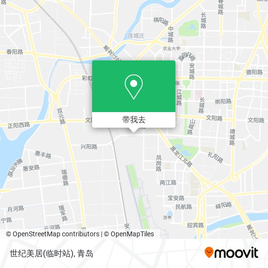 世纪美居(临时站)地图
