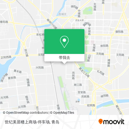 世纪美居楼上商场-停车场地图