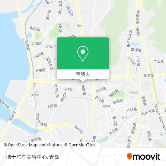 洁士汽车美容中心地图