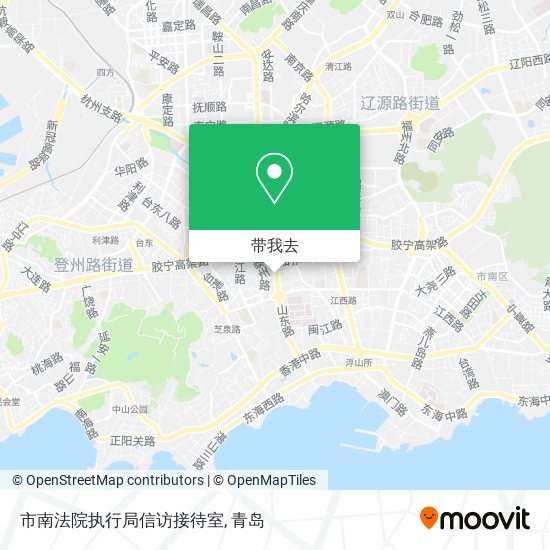 市南法院执行局信访接待室地图