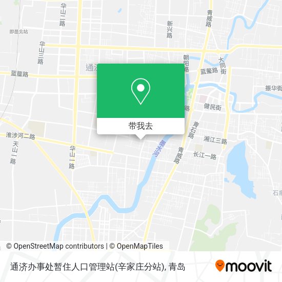 通济办事处暂住人口管理站(辛家庄分站)地图