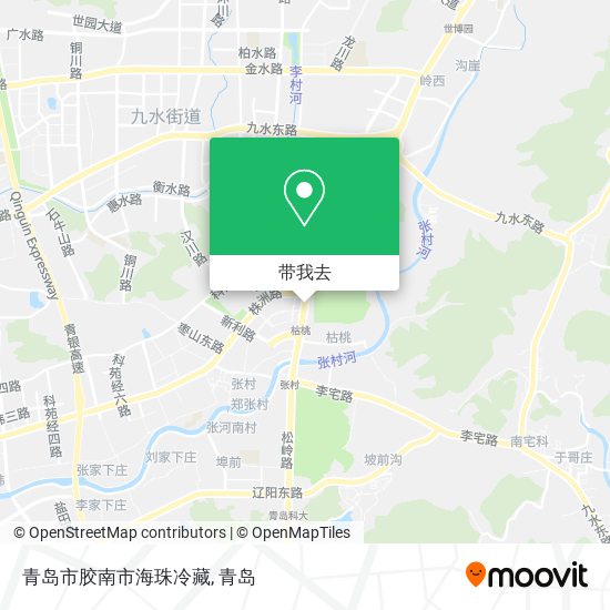 青岛市胶南市海珠冷藏地图