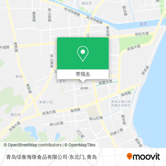 青岛综食海珠食品有限公司-东北门地图