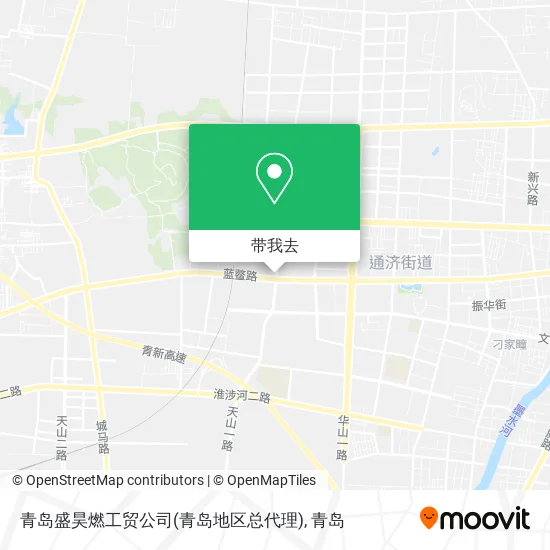 青岛盛昊燃工贸公司(青岛地区总代理)地图