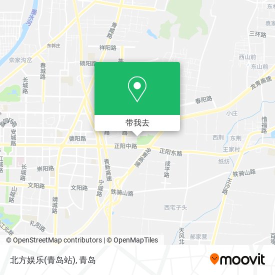 北方娱乐(青岛站)地图