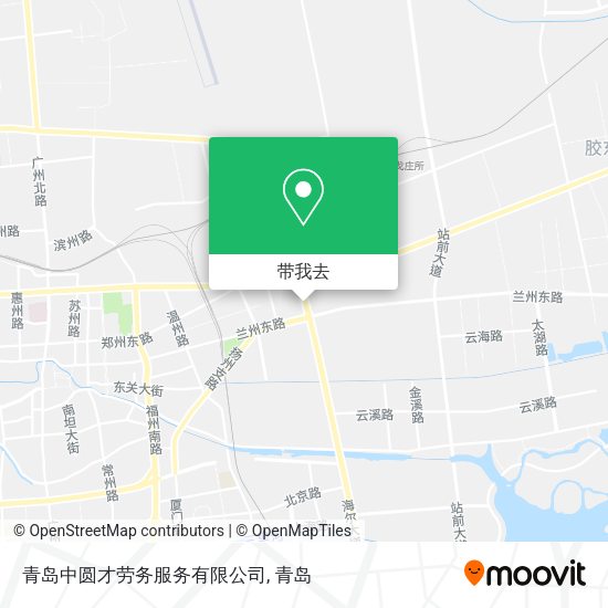 青岛中圆才劳务服务有限公司地图