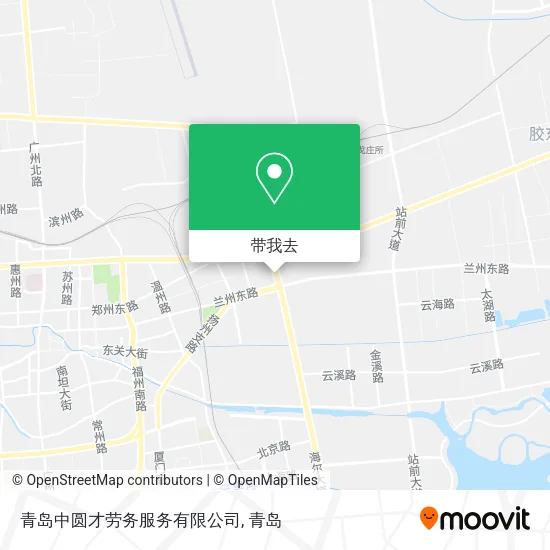 青岛中圆才劳务服务有限公司地图