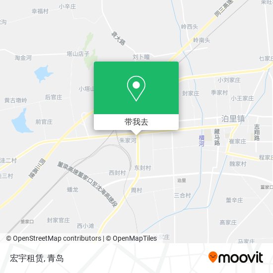 宏宇租赁地图