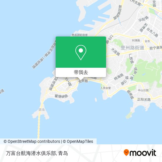 万富台航海潜水俱乐部地图