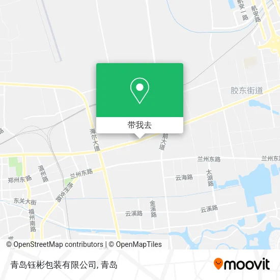 青岛钰彬包装有限公司地图