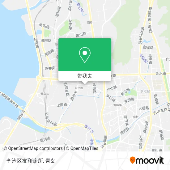 李沧区友和诊所地图