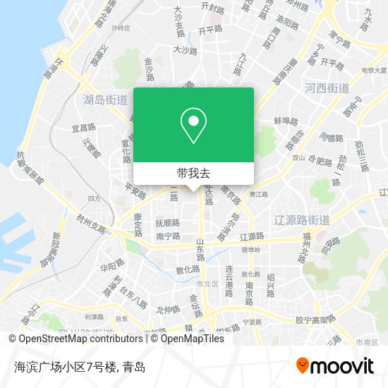 海滨广场小区7号楼地图