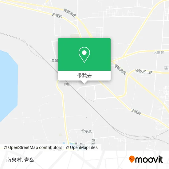 南泉村地图