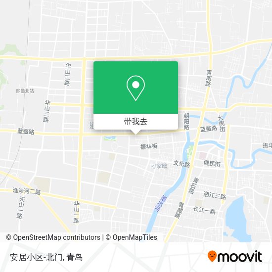 安居小区-北门地图