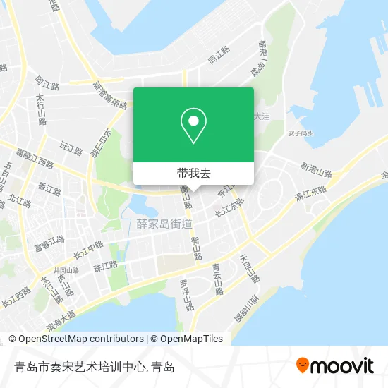 青岛市秦宋艺术培训中心地图