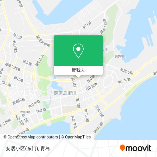 安居小区(东门)地图