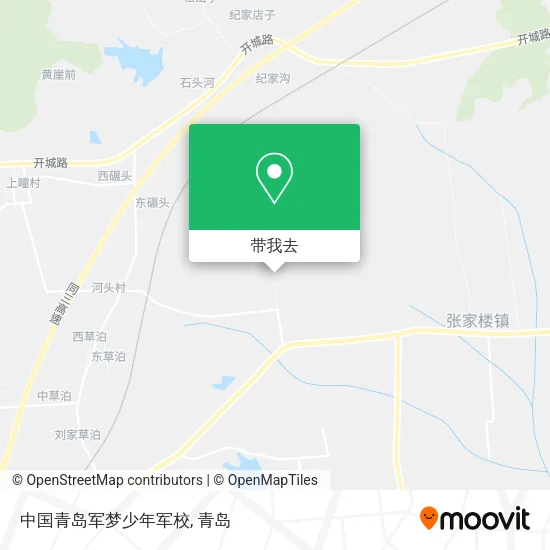 中国青岛军梦少年军校地图