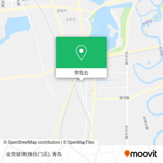 金营玻璃(推拉门店)地图