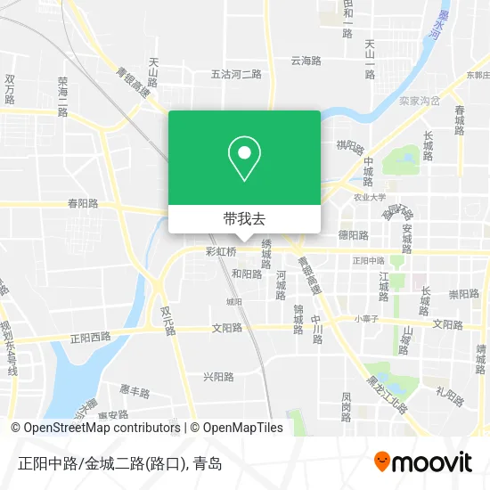 正阳中路/金城二路(路口)地图