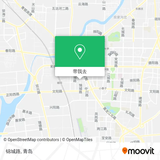 锦城路地图