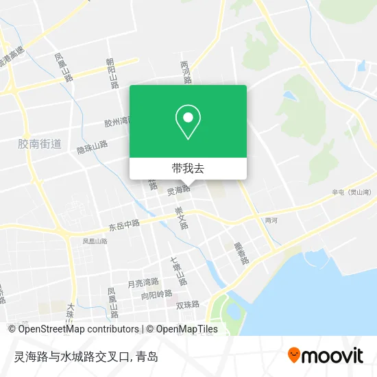 灵海路与水城路交叉口地图