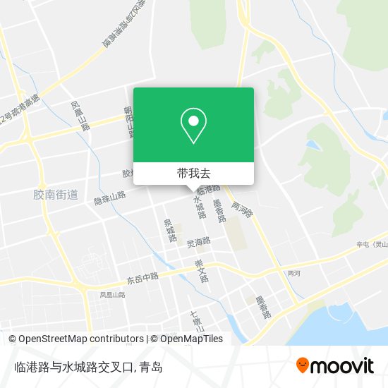 临港路与水城路交叉口地图