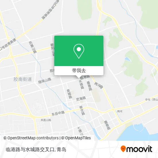临港路与水城路交叉口地图