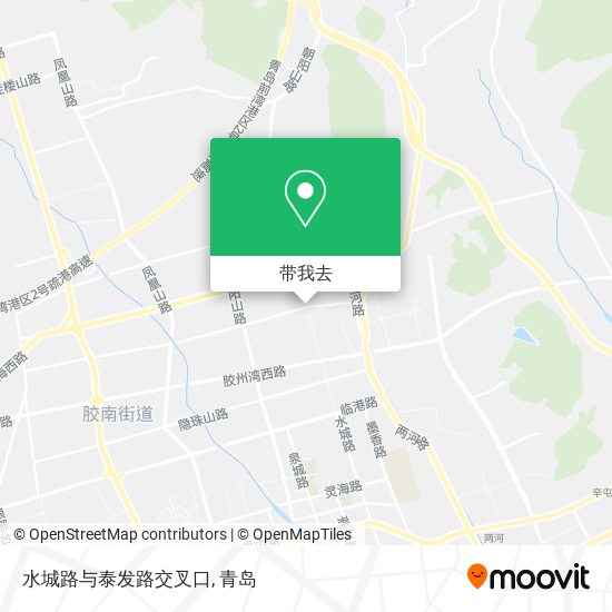 水城路与泰发路交叉口地图