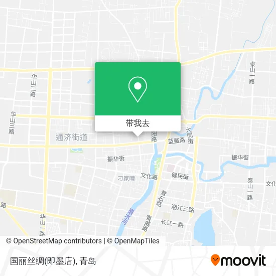 国丽丝绸(即墨店)地图