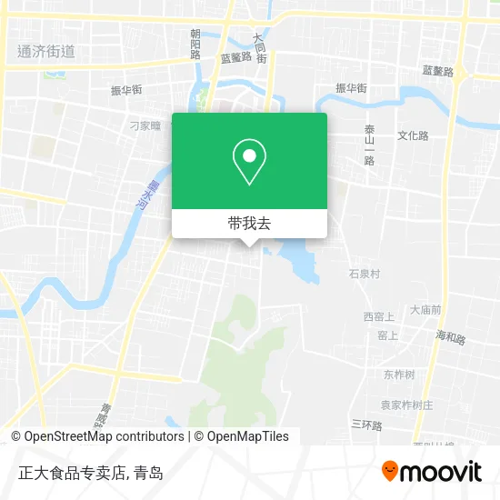 正大食品专卖店地图