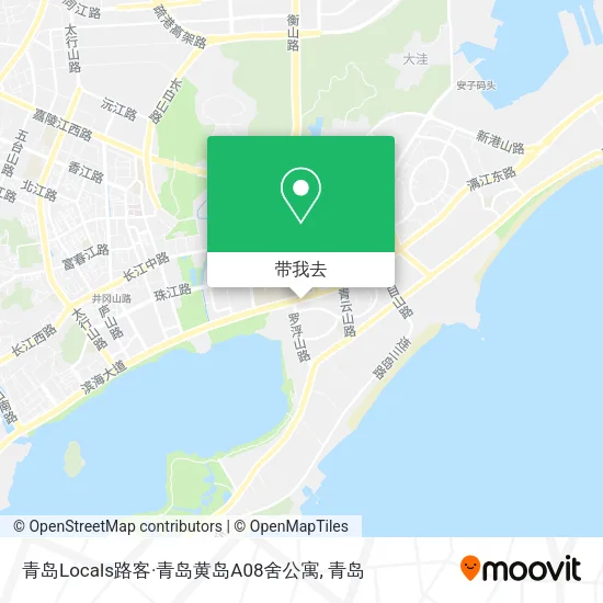 青岛Locals路客·青岛黄岛A08舍公寓地图