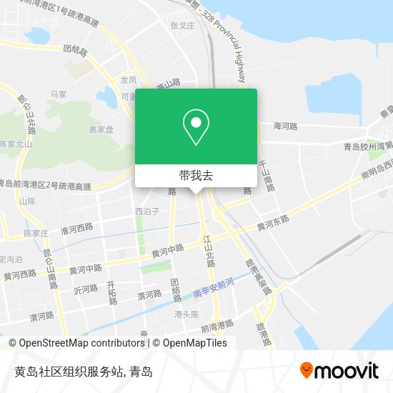 黄岛社区组织服务站地图