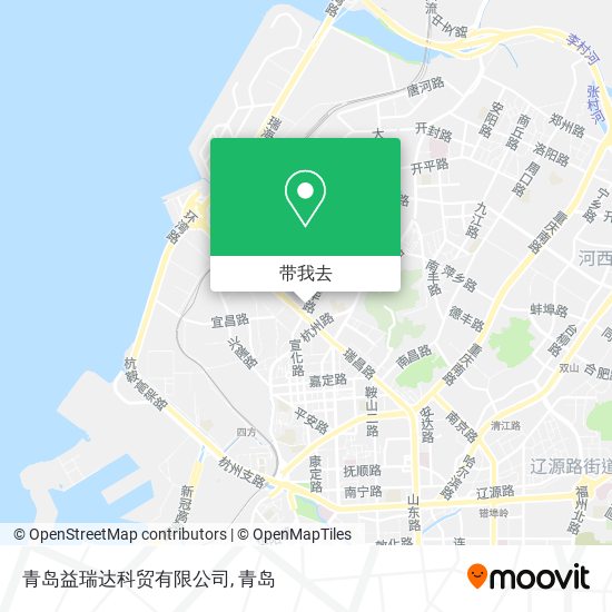 青岛益瑞达科贸有限公司地图