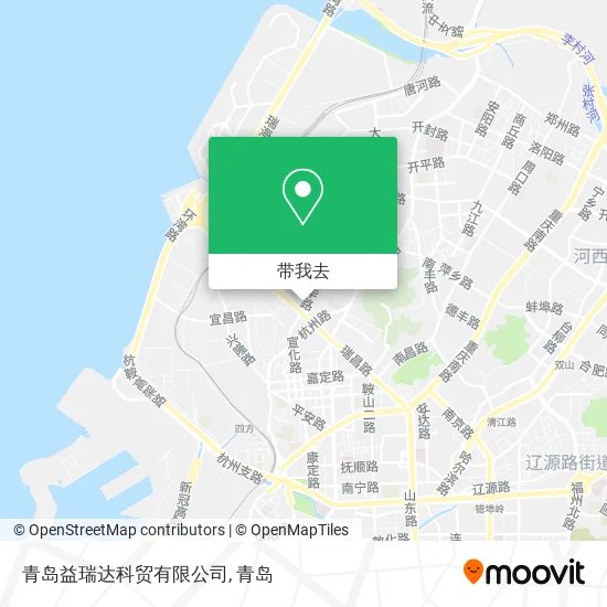 青岛益瑞达科贸有限公司地图