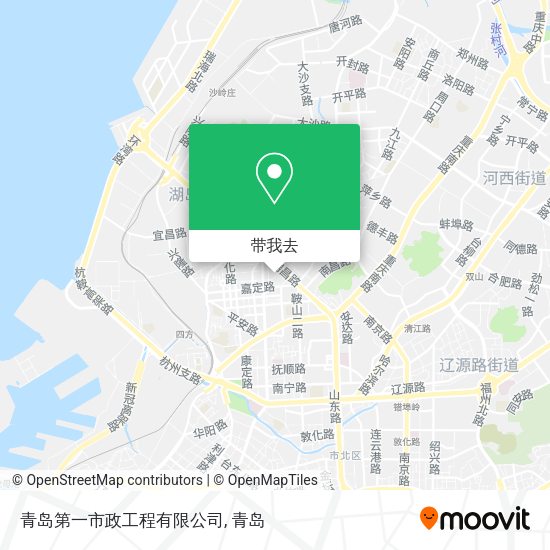 青岛第一市政工程有限公司地图