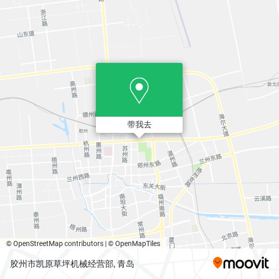 胶州市凯原草坪机械经营部地图