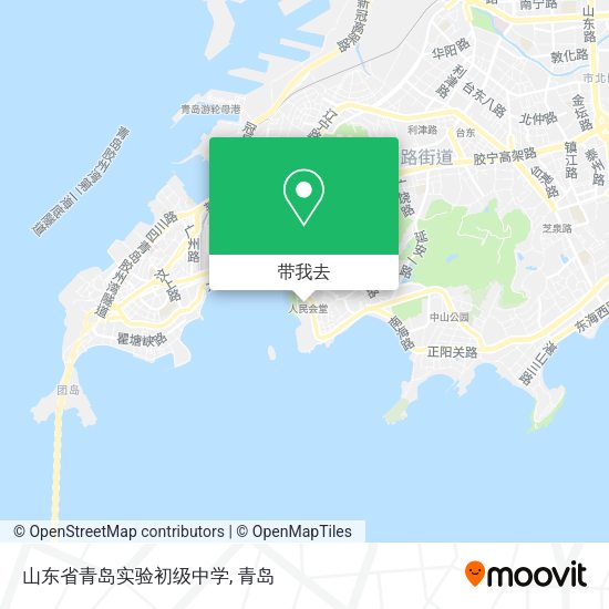 山东省青岛实验初级中学地图